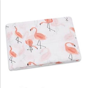 Baby flamingo swaddle